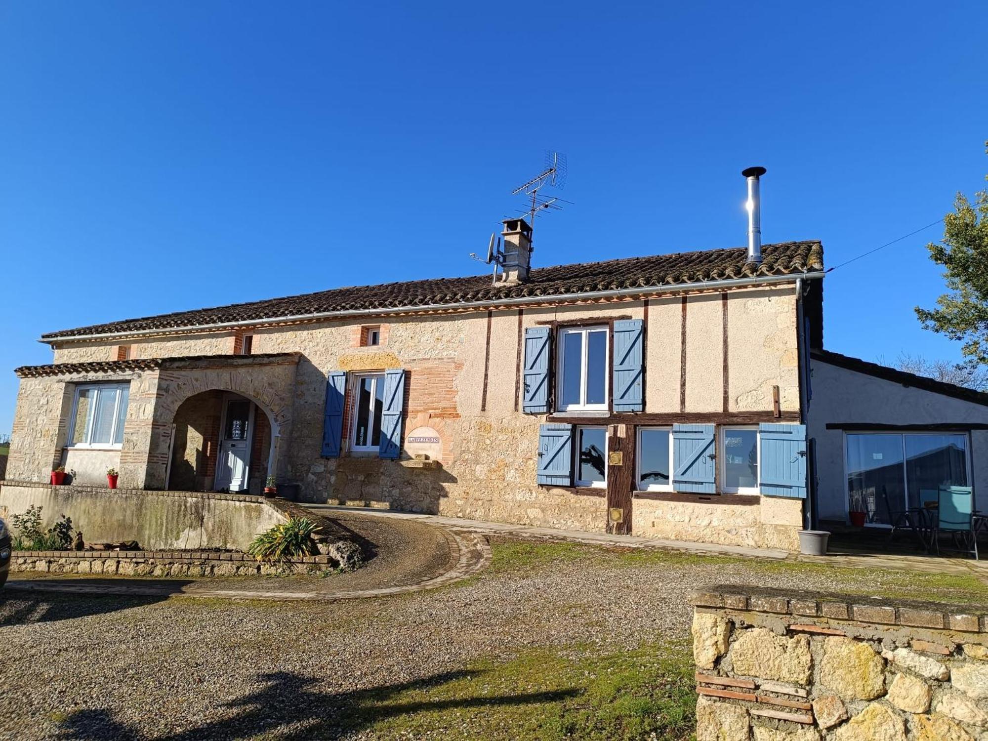 La Fezendes Bed & Breakfast Miradoux Luaran gambar